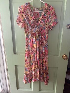 Vintage Ulf Andersson Floral  midi Dress